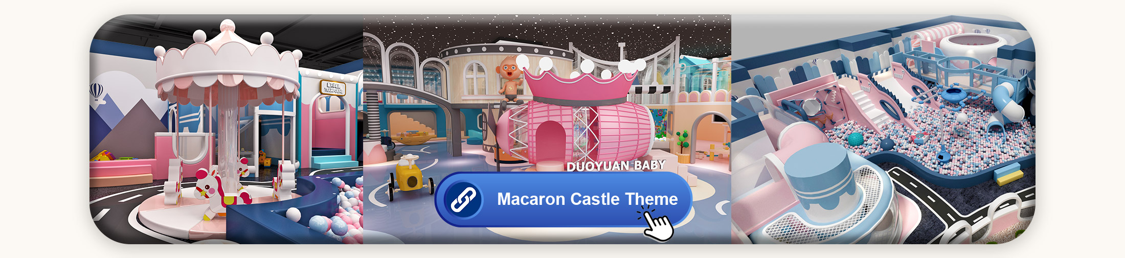 Click to enter：Macaron Castle Theme Playground
