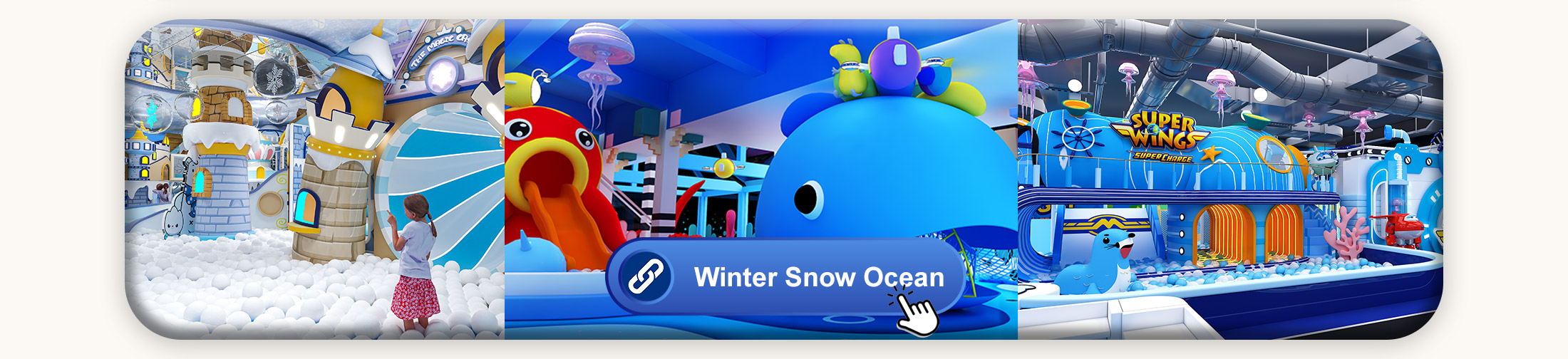 Click to enter：Winter Snow Ocean Theme Playground
