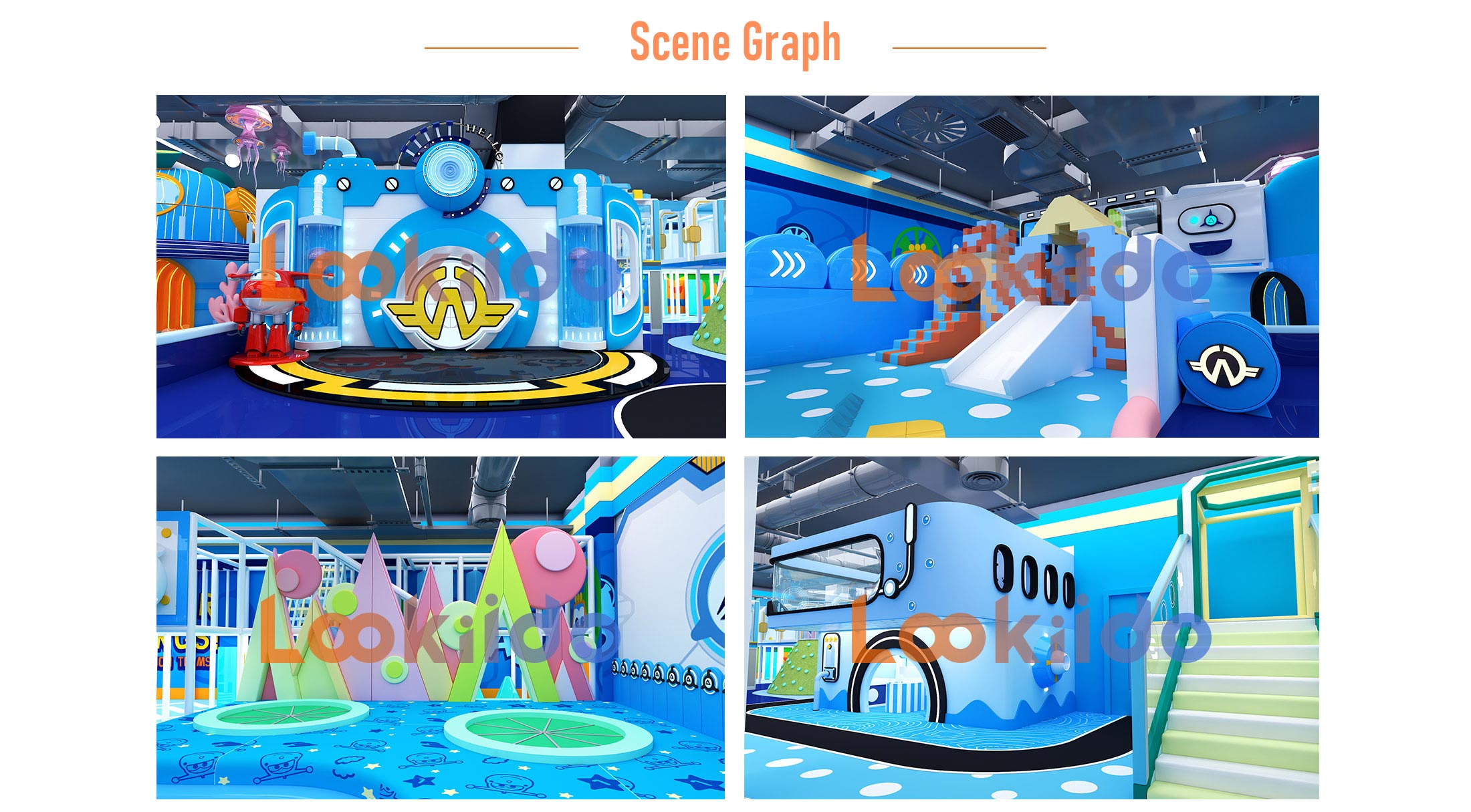 Winter Snow Castle Ocean Theme Soft Play Adventure Park Equipment
