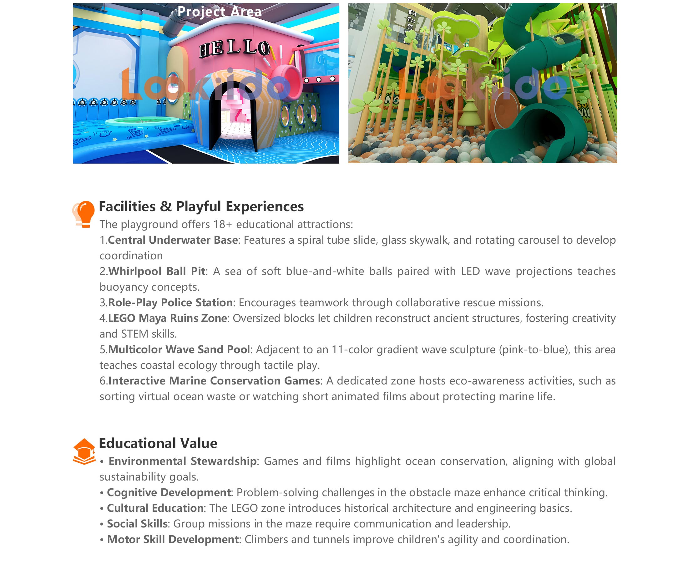 Winter Snow Castle Ocean Theme Soft Play Adventure Park Equipment