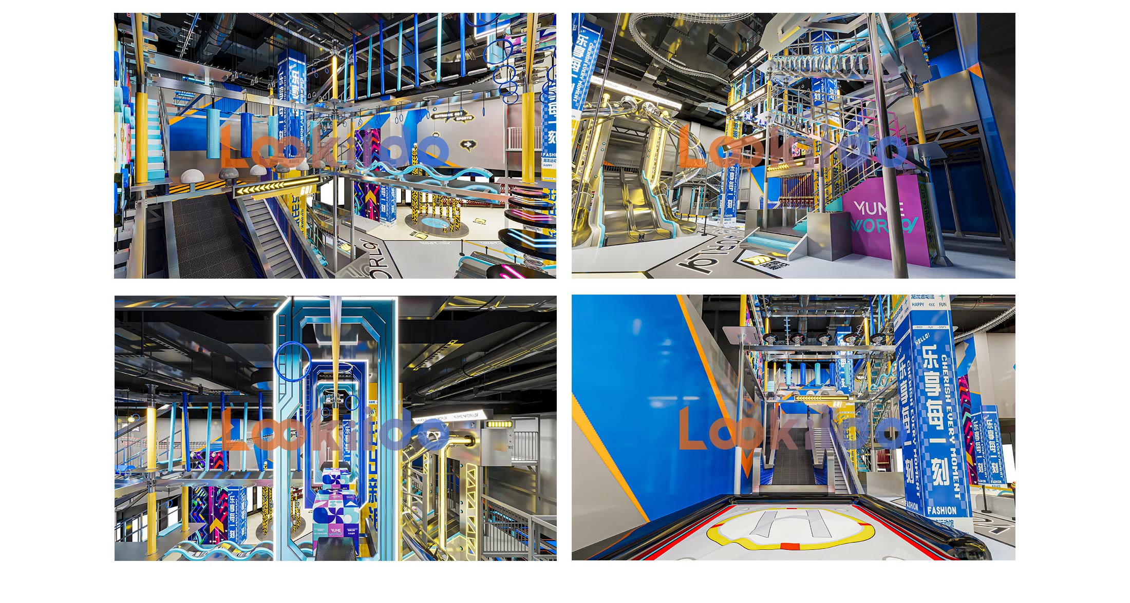 Commercial Rope Course Adventure Park Indoor Comprehensive Trampoline Playground