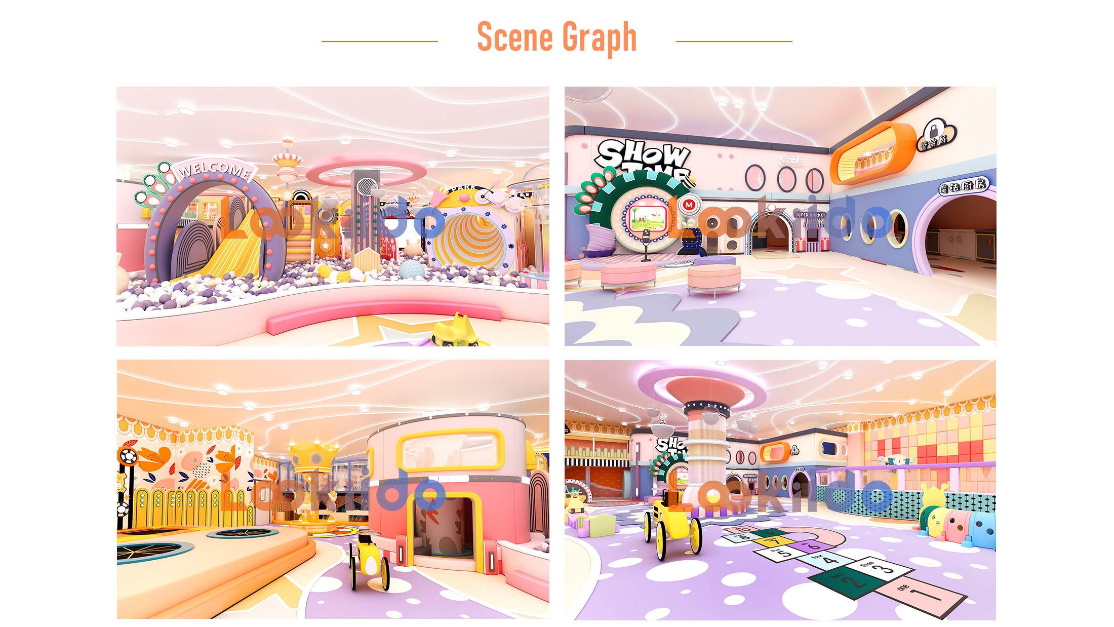 Custom Macaron Ocean Candy Castle Indoor Soft Play Playground Suppliers
