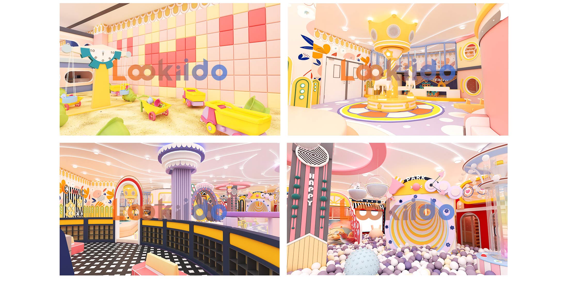 Custom Macaron Ocean Candy Castle Indoor Soft Play Playground Suppliers