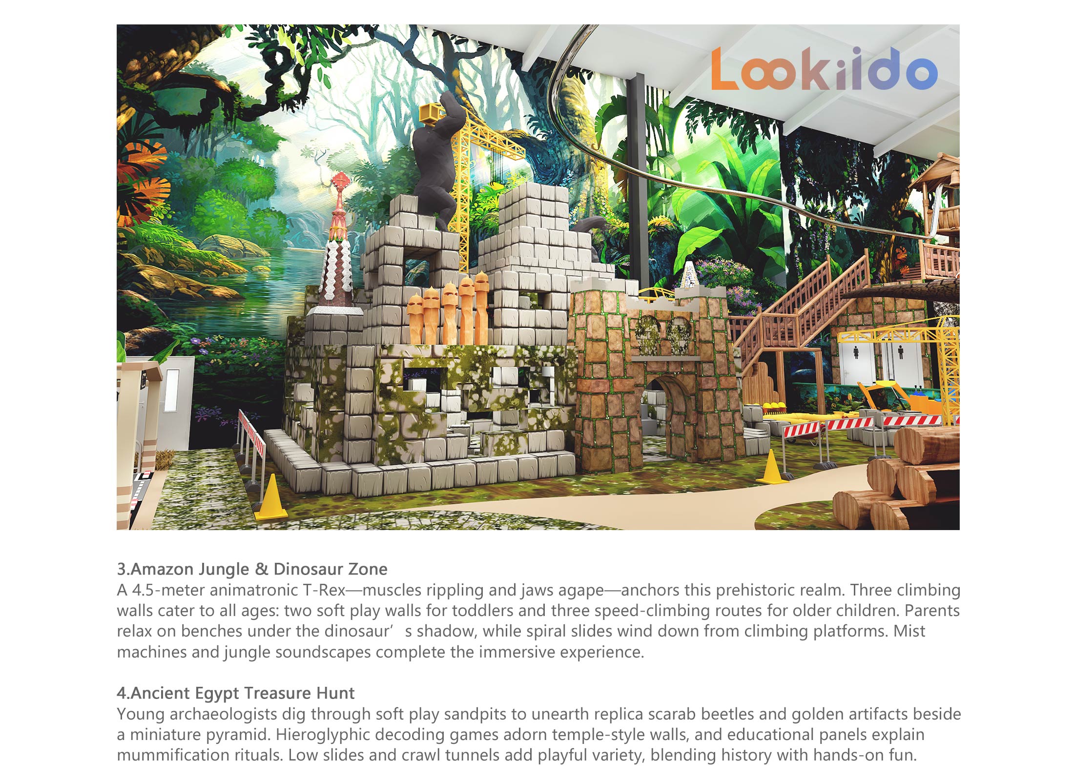 Jungle Dinosaur Egyptian Archaeology Indoor Playground China Commercial Suppliers