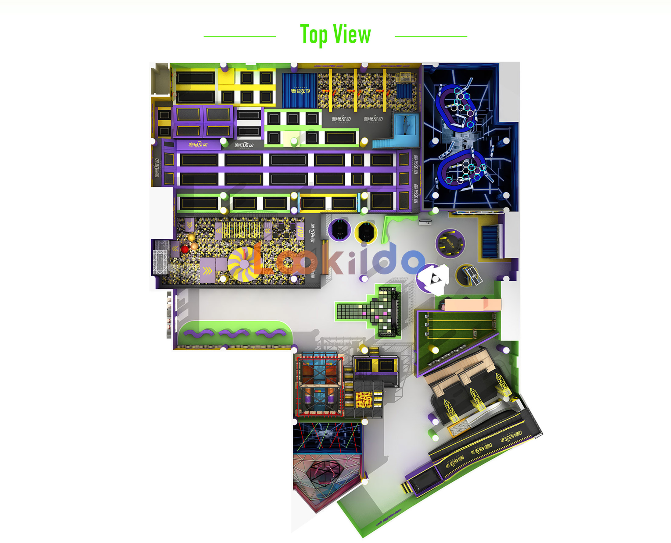 Commercial Indoor Sports Trampoline Park Cost Best Adult Kids Gravity Jump Playground