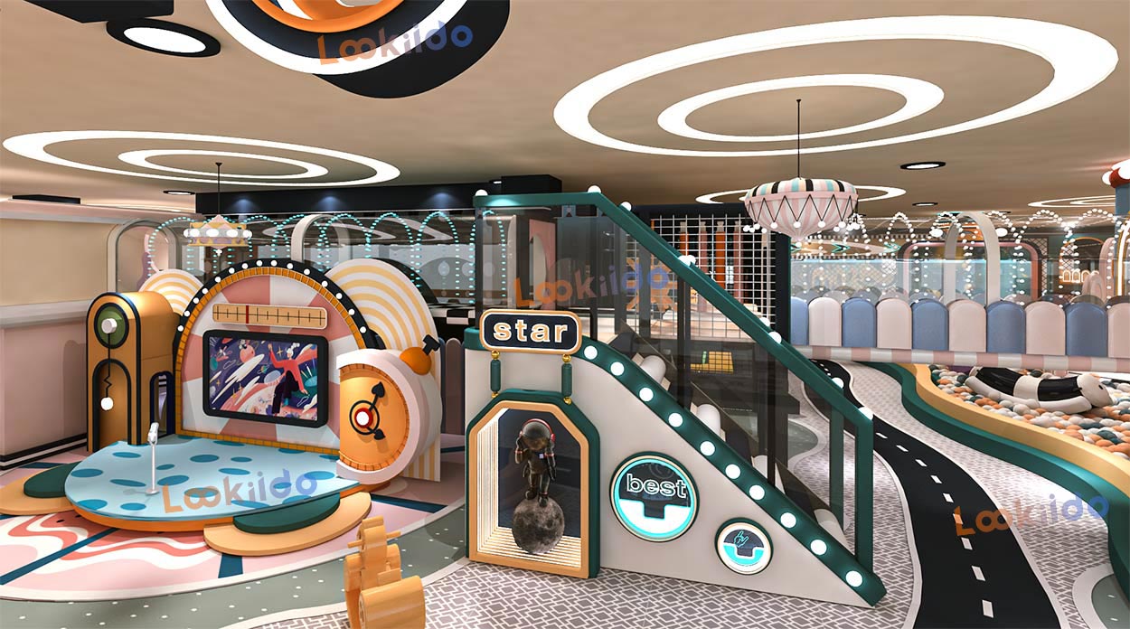 Colorful Macaron Themed Soft Playground Planing in Hotel Shopping Mall