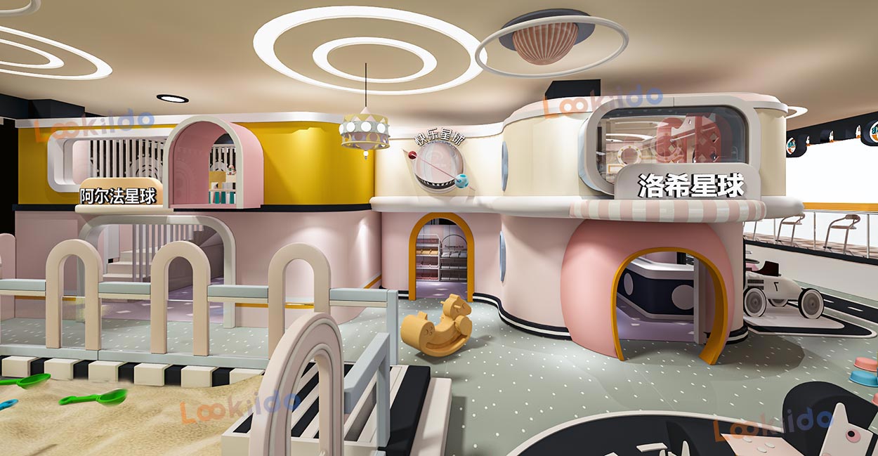 Colorful Macaron Themed Soft Playground Planing in Hotel Shopping Mall