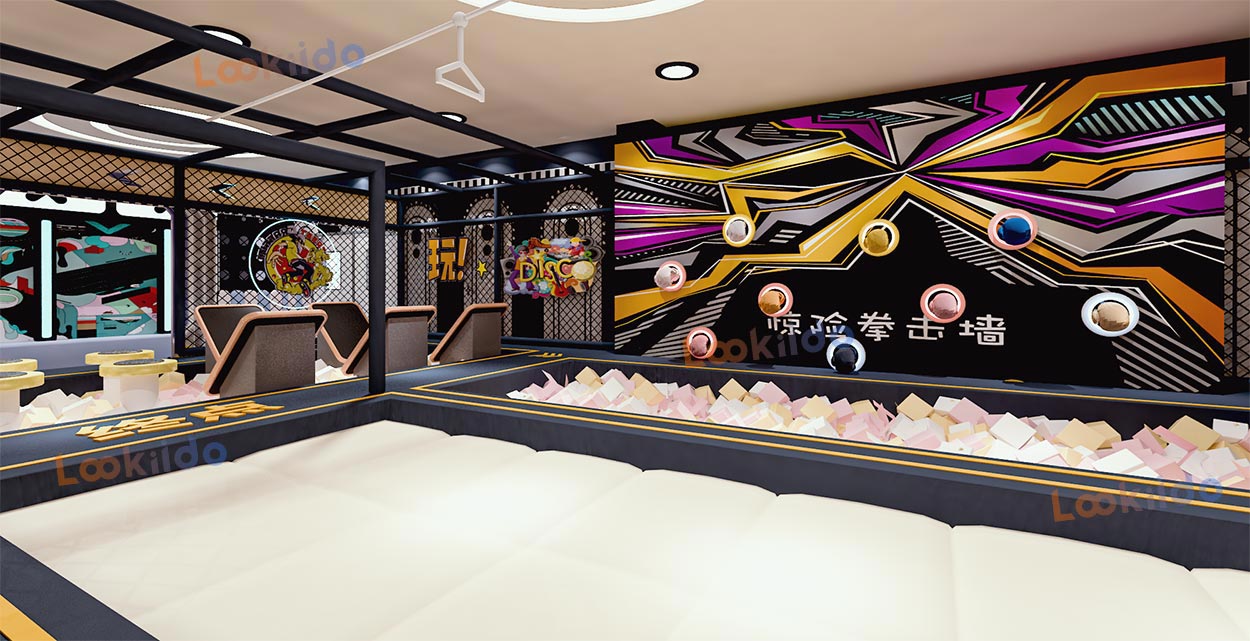 Colorful Macaron Themed Soft Playground Planing in Hotel Shopping Mall