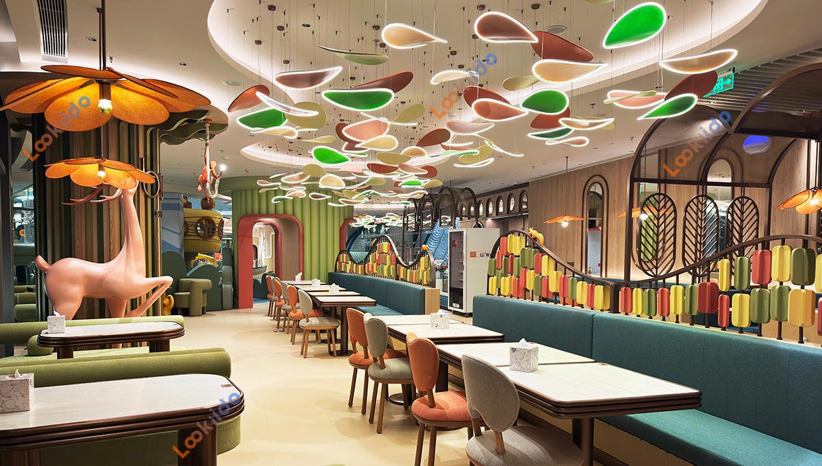 Shangri-La Luxurious High-End Design Soft Playground with Western Restaurant. Real Estate Investment Project