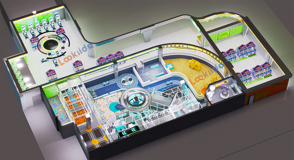 Interstellar Theme Family Entertainment Center Project for Young Children