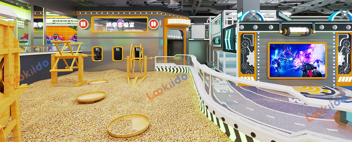 Interstellar Theme Family Entertainment Center Project for Young Children