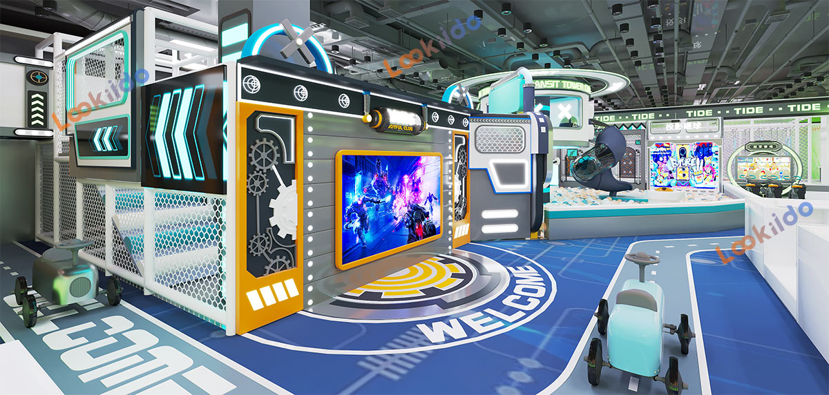 Interstellar Theme Family Entertainment Center Project for Young Children