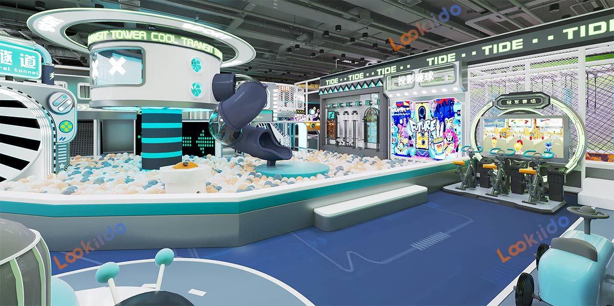 Interstellar Theme Family Entertainment Center Project for Young Children
