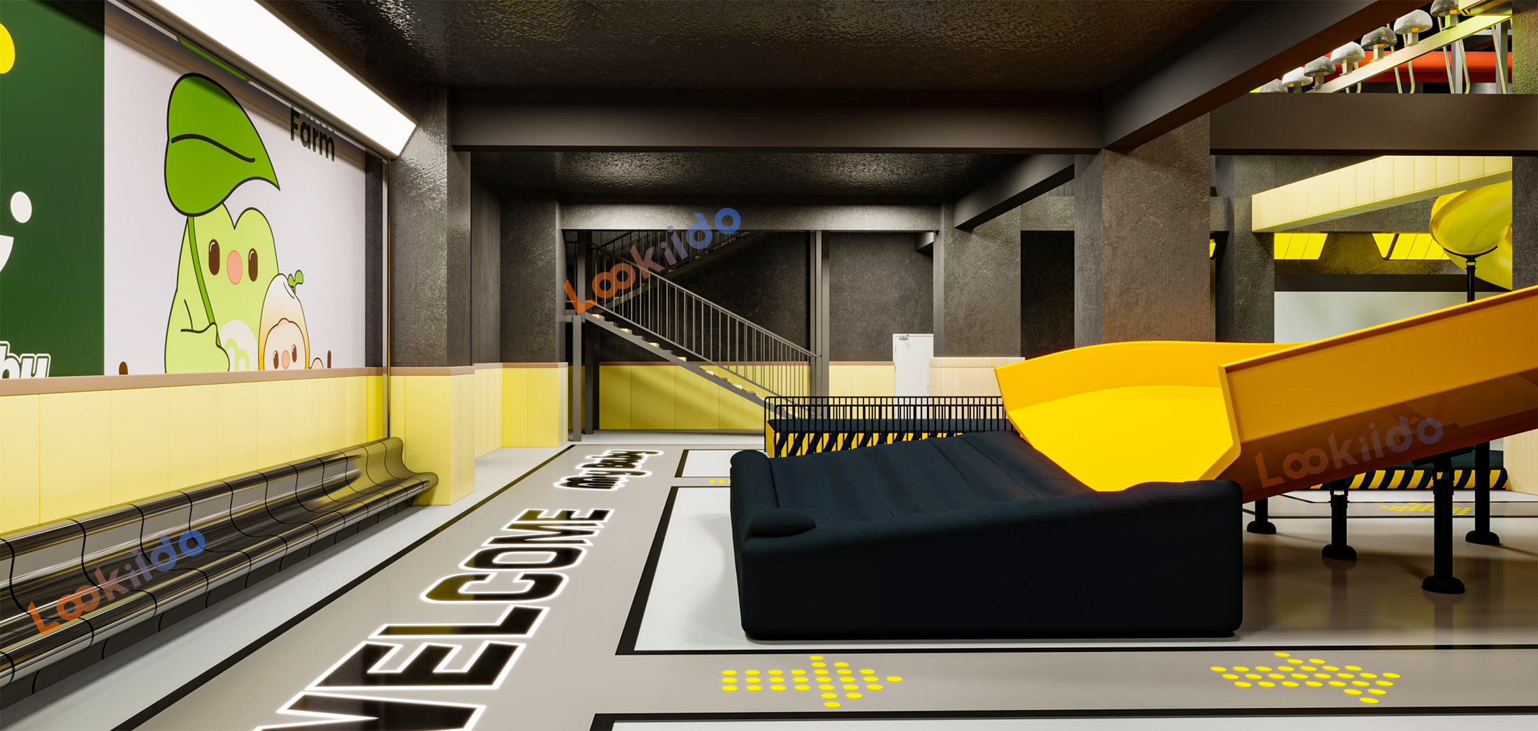 Commercial Giant Extra Long Fiberglass Slide Park Franchise Manufacturer
