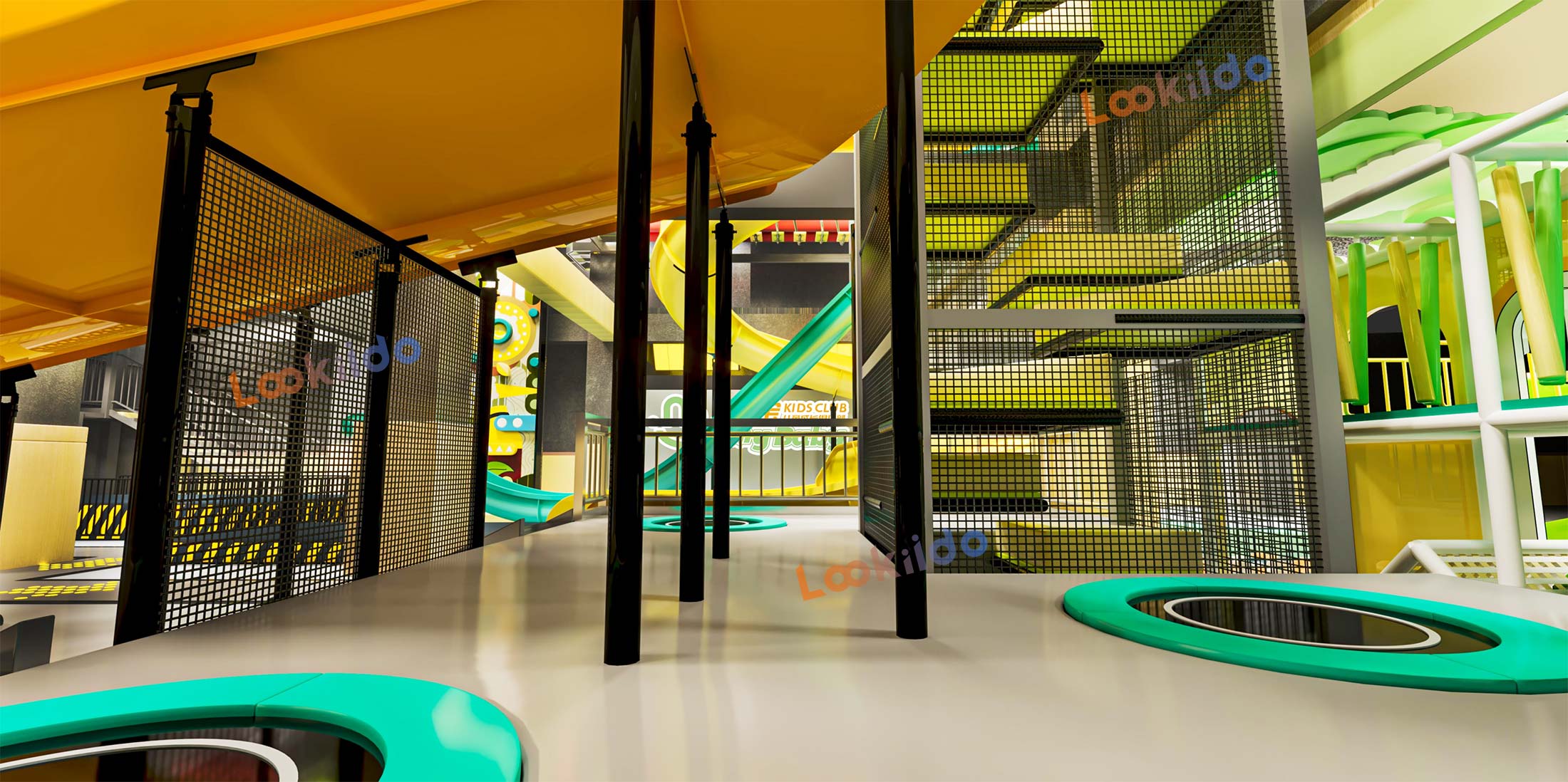 Commercial Giant Extra Long Fiberglass Slide Park Franchise Manufacturer