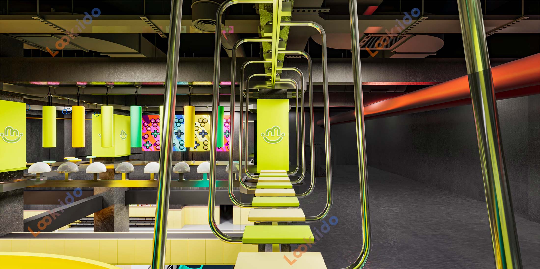 Commercial Giant Extra Long Fiberglass Slide Park Franchise Manufacturer