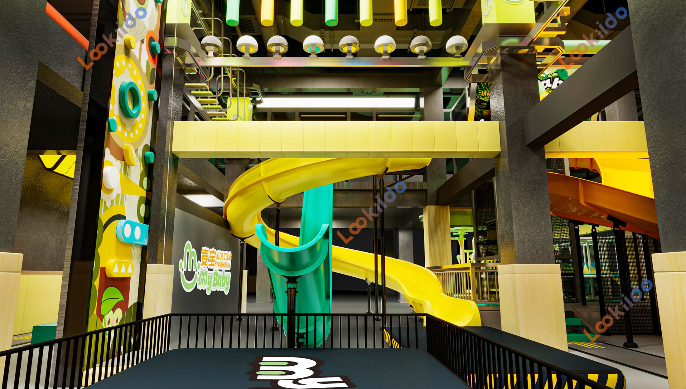 Commercial Giant Extra Long Fiberglass Slide Park Franchise Manufacturer