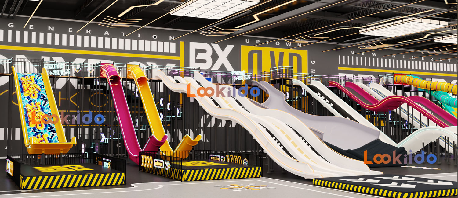 Indoor Giant Waterless Slide Park Investment Franchise Commercial Equipment Manufacturer