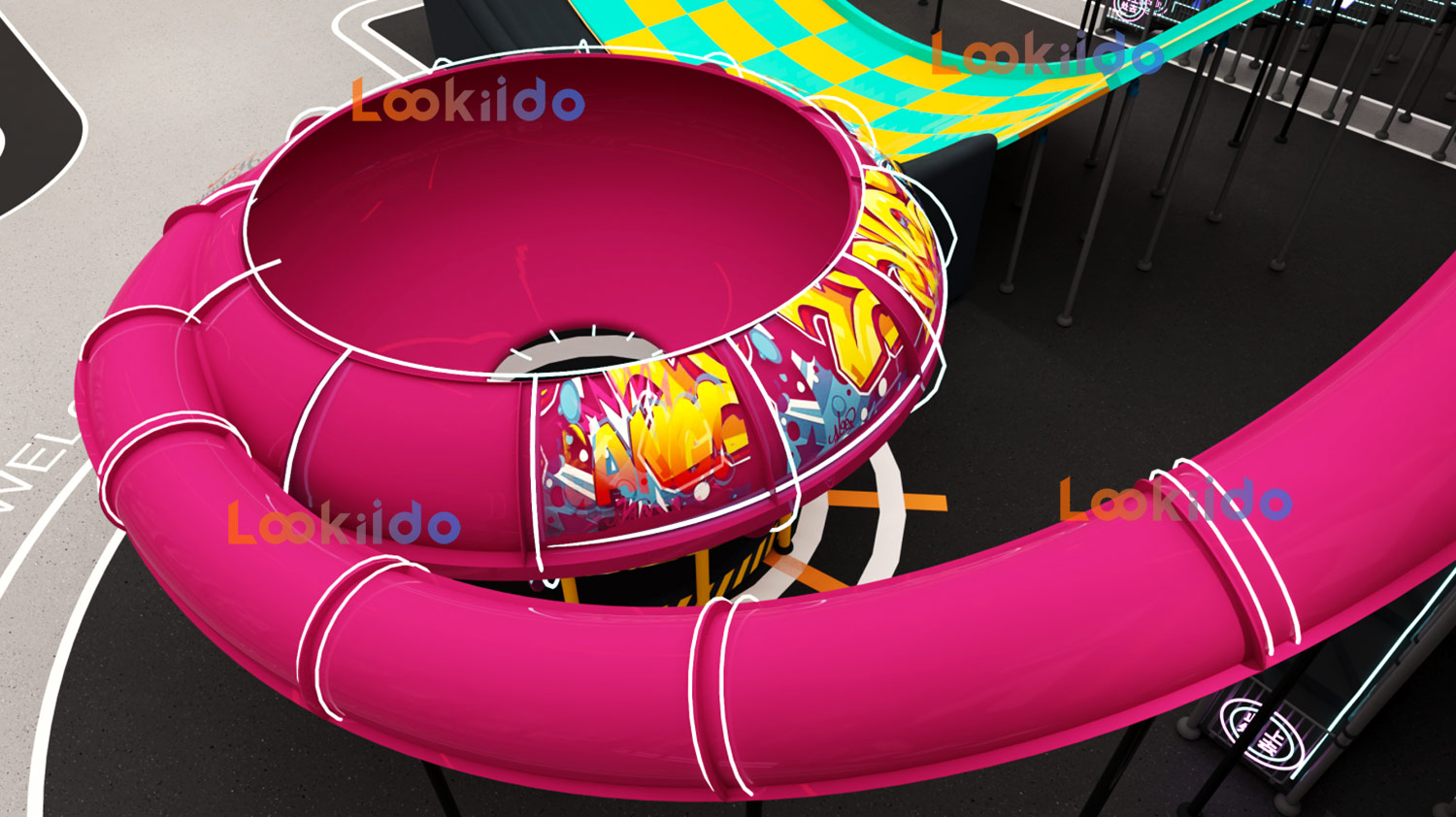 Indoor Giant Waterless Slide Park Investment Franchise Commercial Equipment Manufacturer