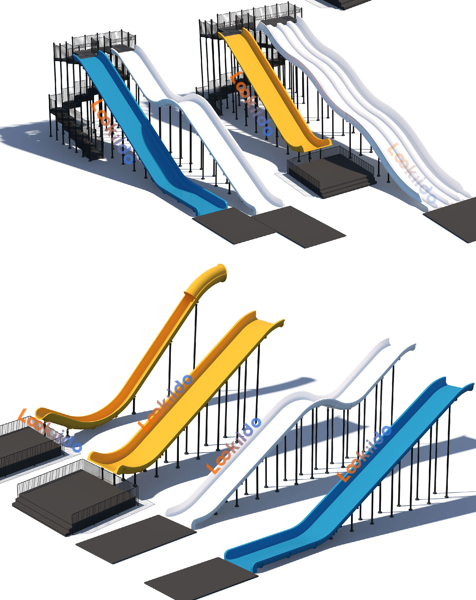 Indoor Giant Waterless Slide Park Investment Franchise Commercial Equipment Manufacturer
