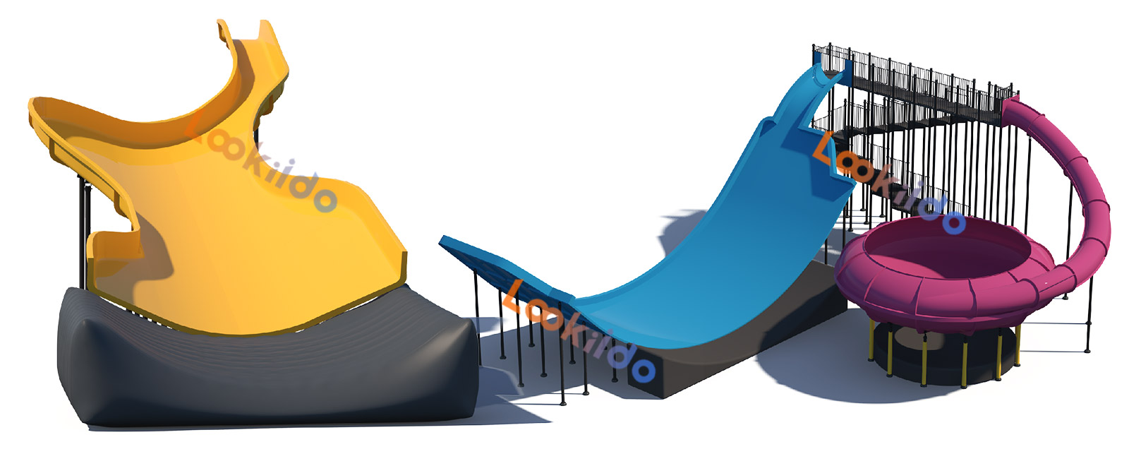 Indoor Giant Waterless Slide Park Investment Franchise Commercial Equipment Manufacturer