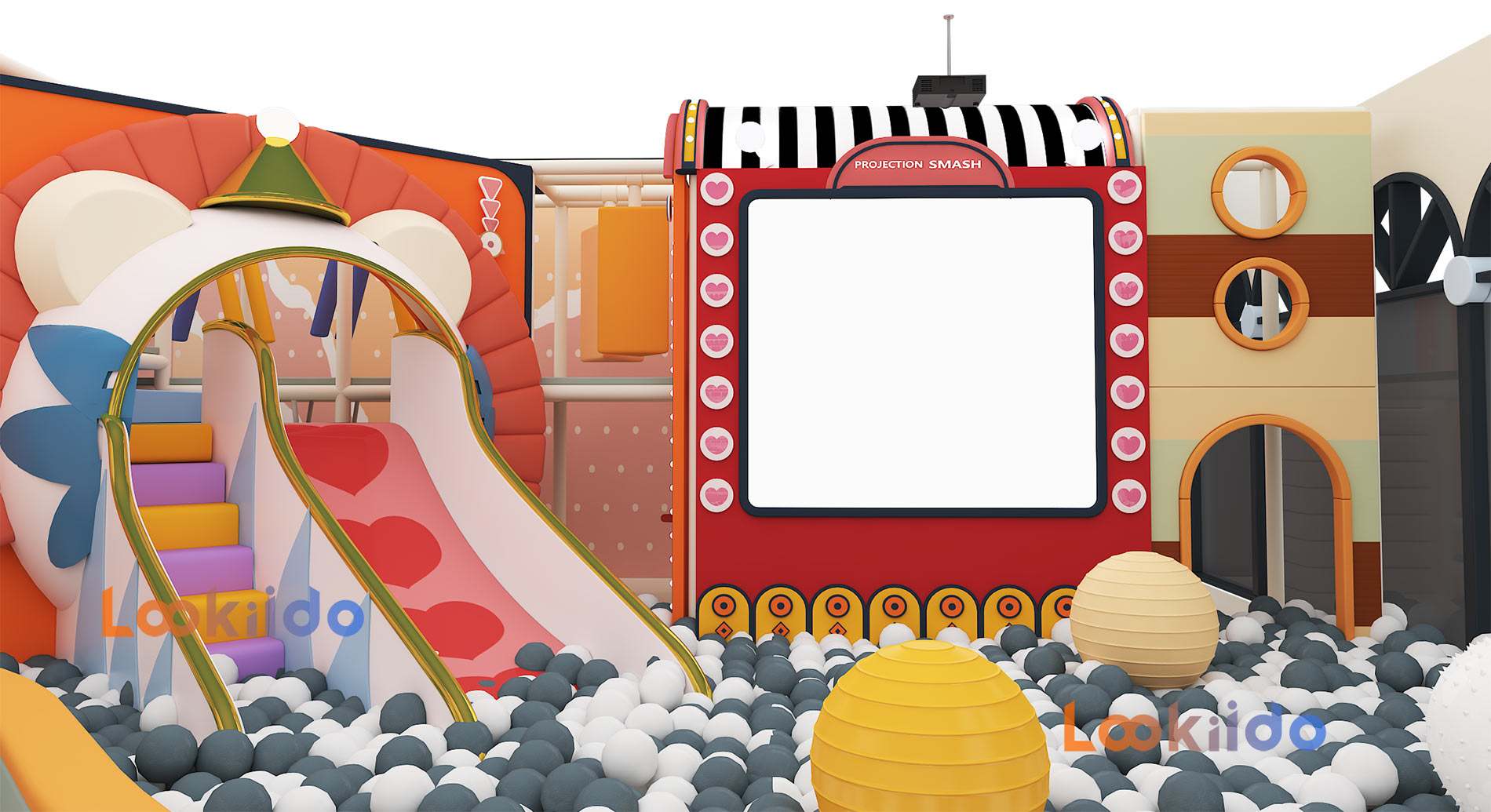 TV Cartoon Character Themed Macaron Playground Original Intellectual Property Design