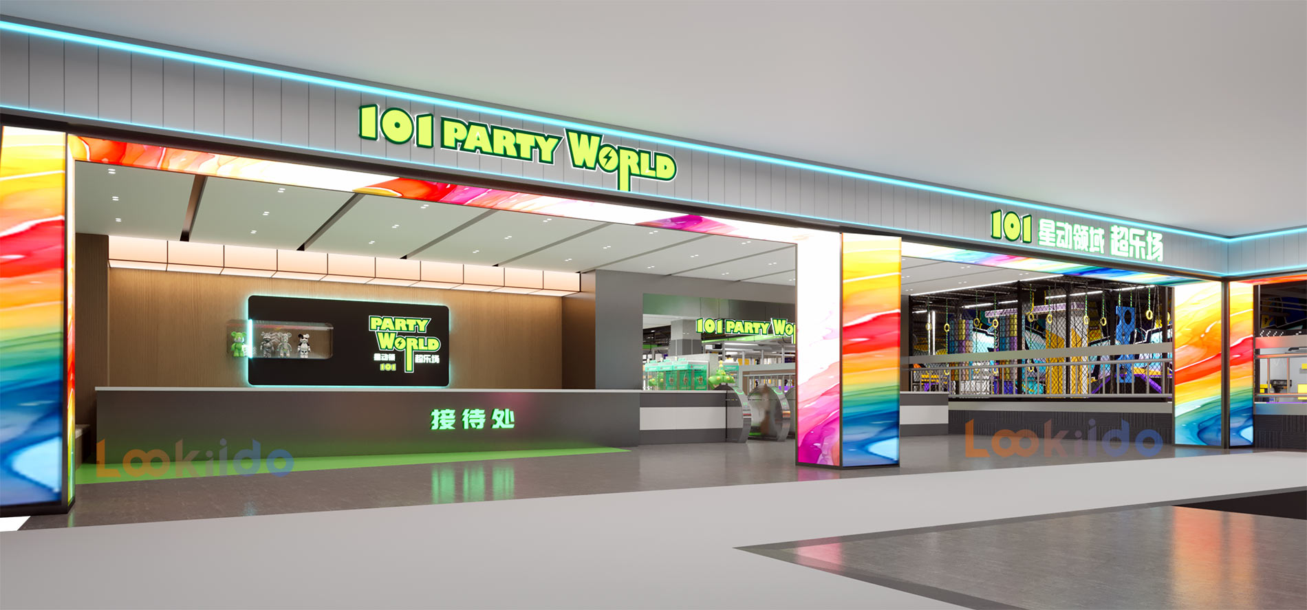 Trampoline Ropes Course Family Adventure Park with Go Karts Bowling Lanes