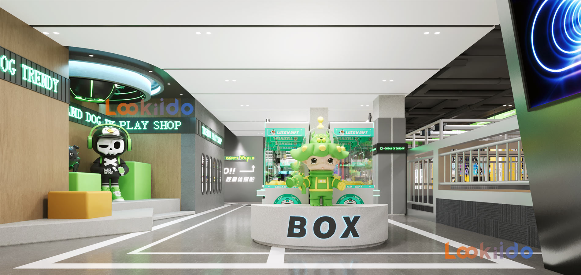 Trampoline Ropes Course Family Adventure Park with Go Karts Bowling Lanes