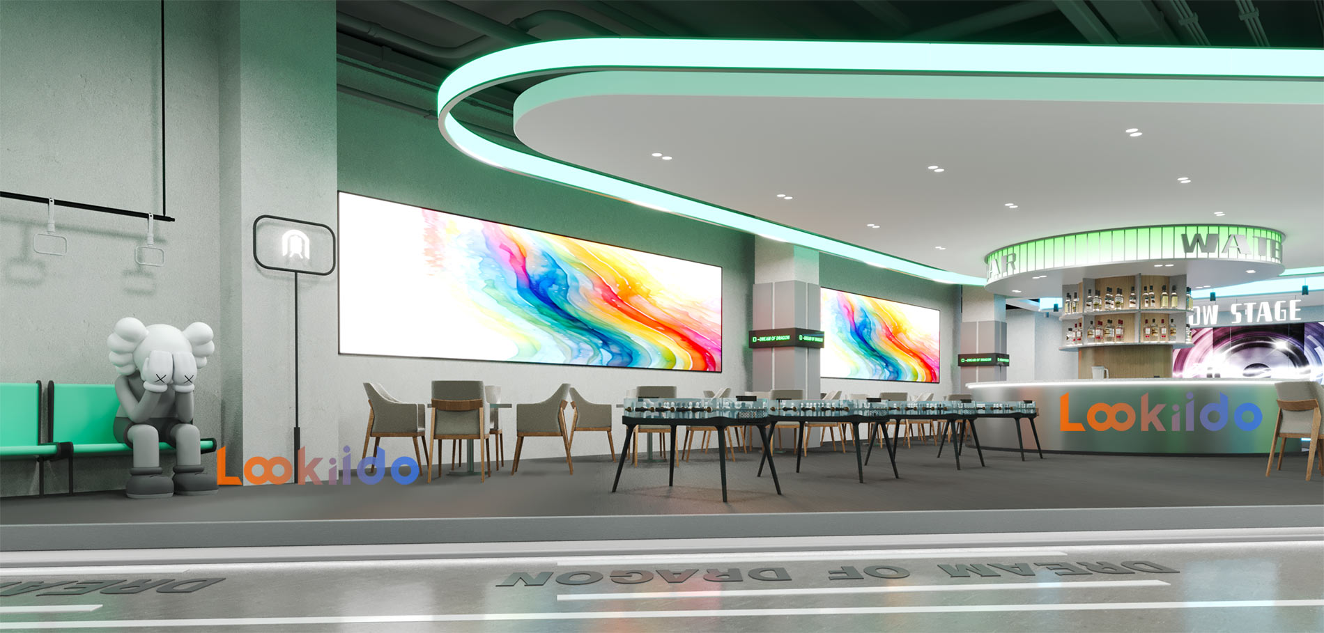 Trampoline Ropes Course Family Adventure Park with Go Karts Bowling Lanes