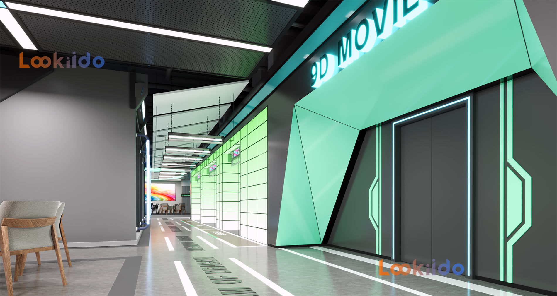 Trampoline Ropes Course Family Adventure Park with Go Karts Bowling Lanes