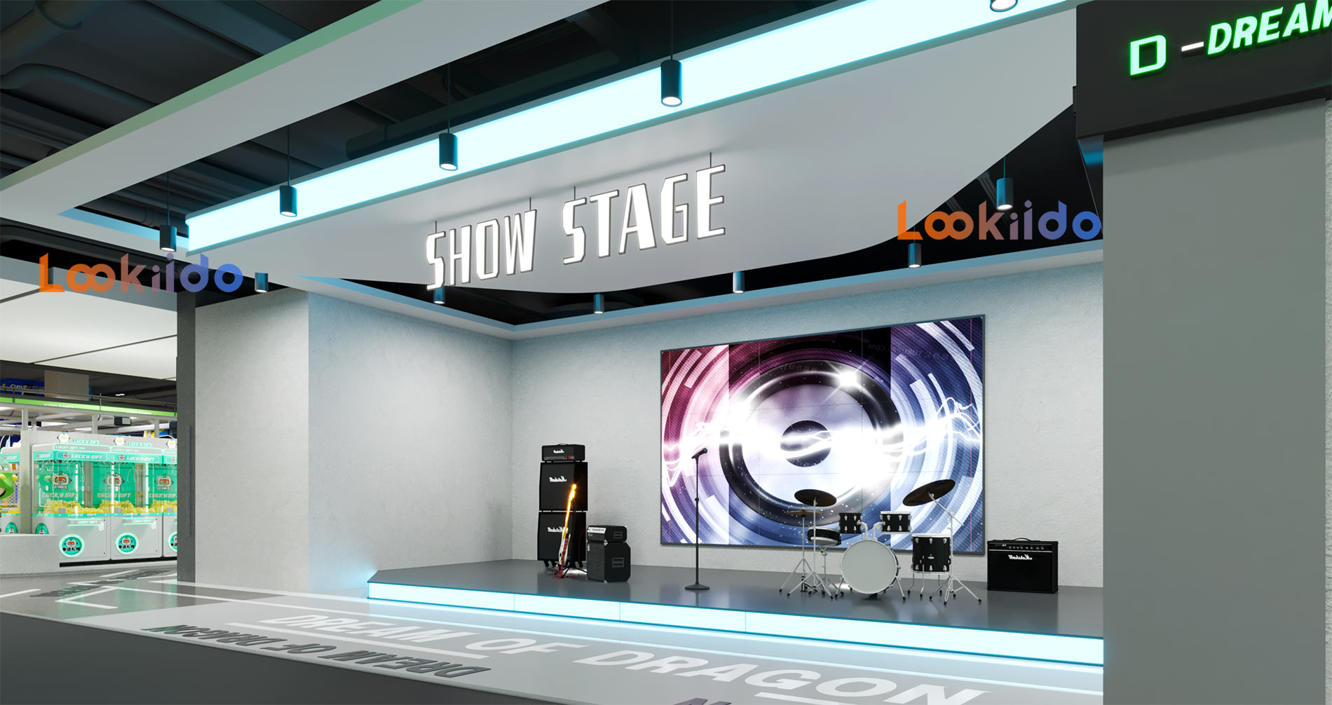 Trampoline Ropes Course Family Adventure Park with Go Karts Bowling Lanes