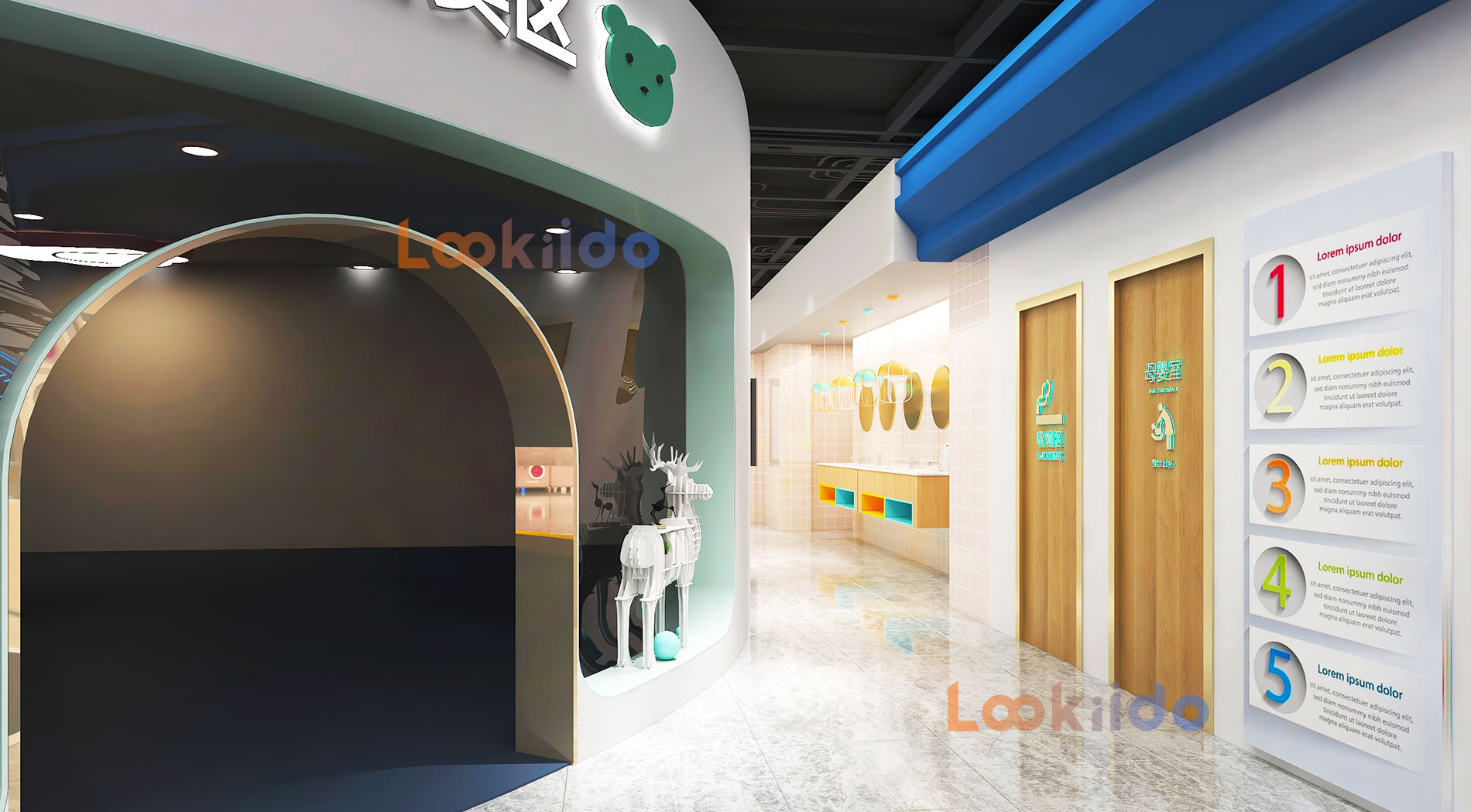 Family Entertainment Center with Arcade Games, Go-Karting, Pet Shop. Suitable for Shopping Mall Investment