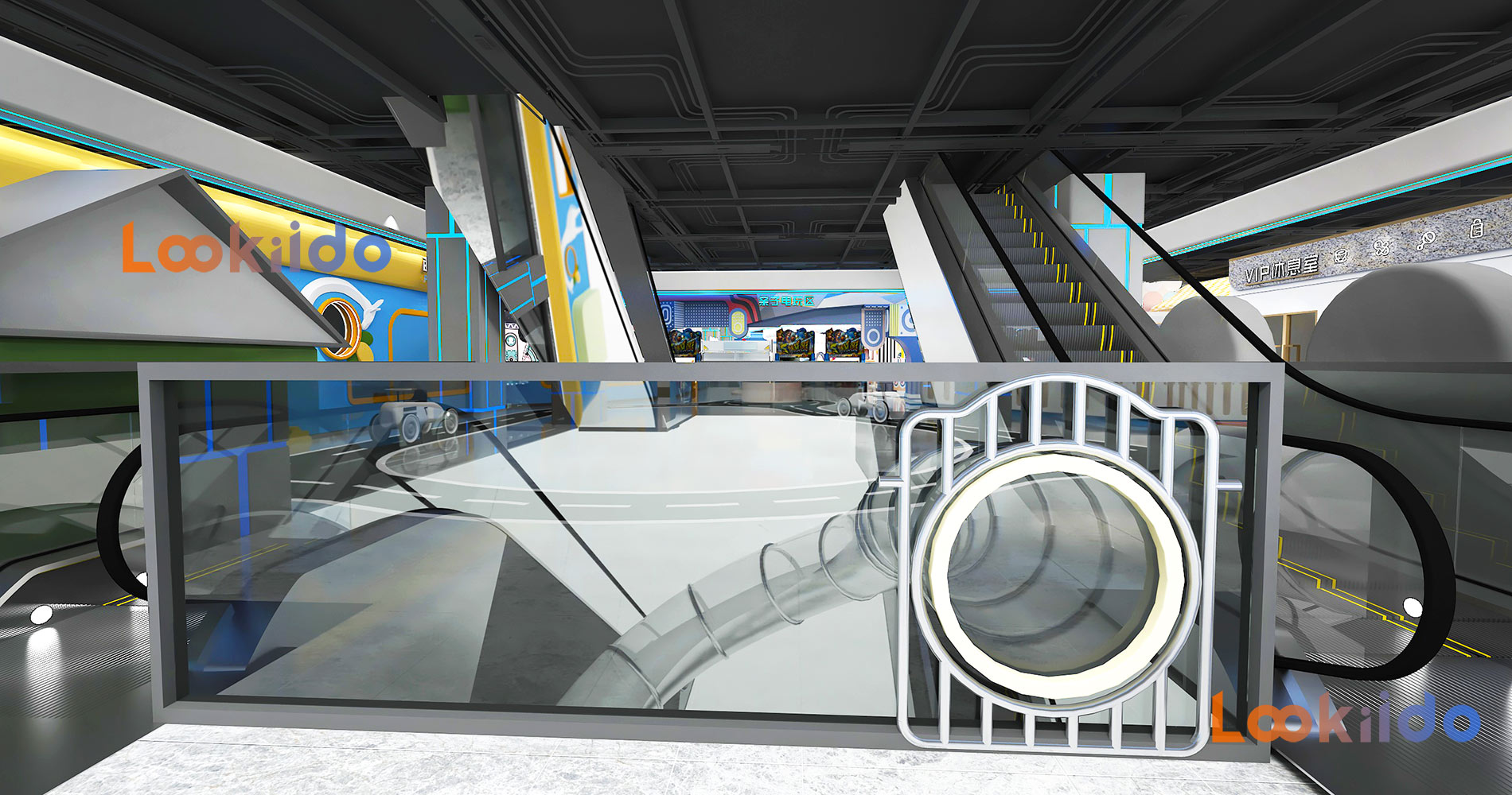 Family Entertainment Center with Arcade Games, Go-Karting, Pet Shop. Suitable for Shopping Mall Investment