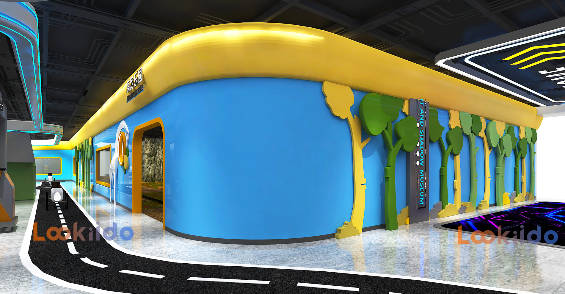 Family Entertainment Center with Arcade Games, Go-Karting, Pet Shop. Suitable for Shopping Mall Investment