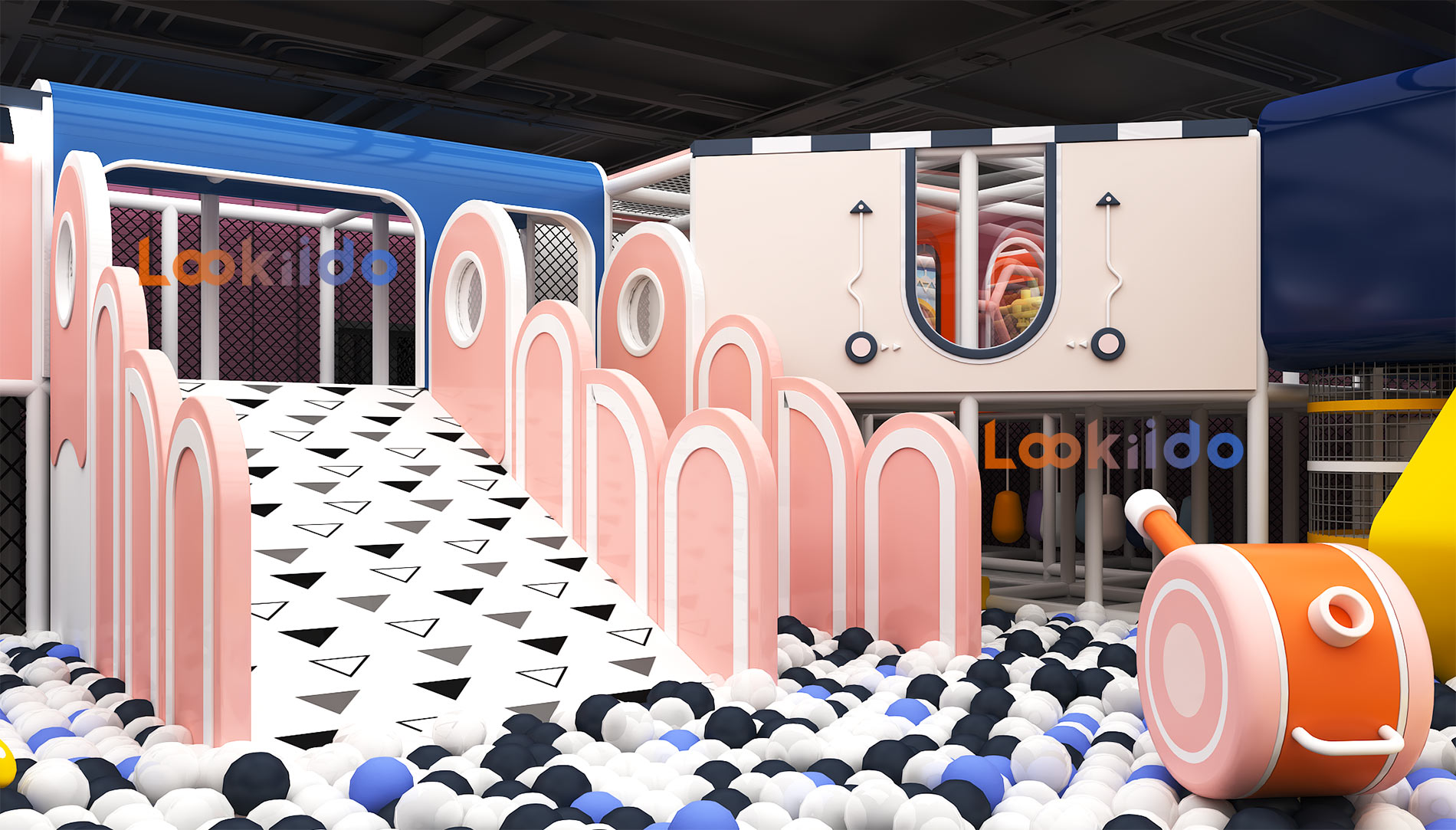 Family Entertainment Center with Arcade Games, Go-Karting, Pet Shop. Suitable for Shopping Mall Investment