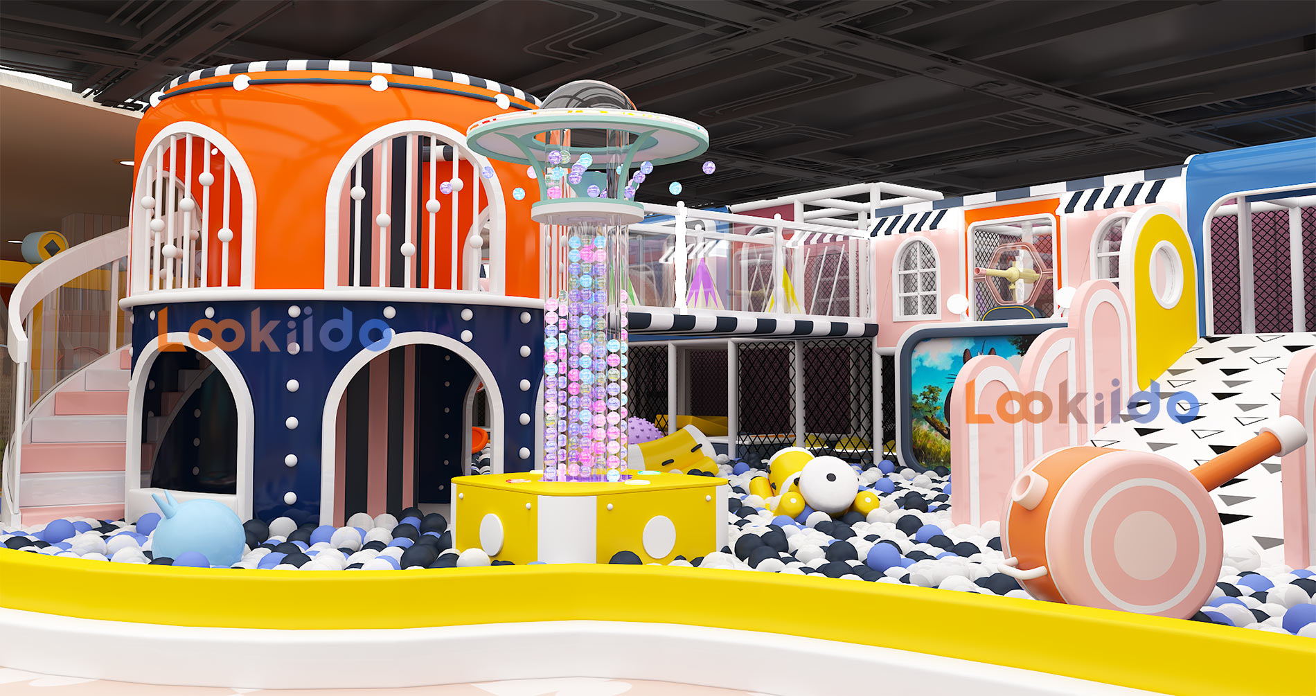 Family Entertainment Center with Arcade Games, Go-Karting, Pet Shop. Suitable for Shopping Mall Investment