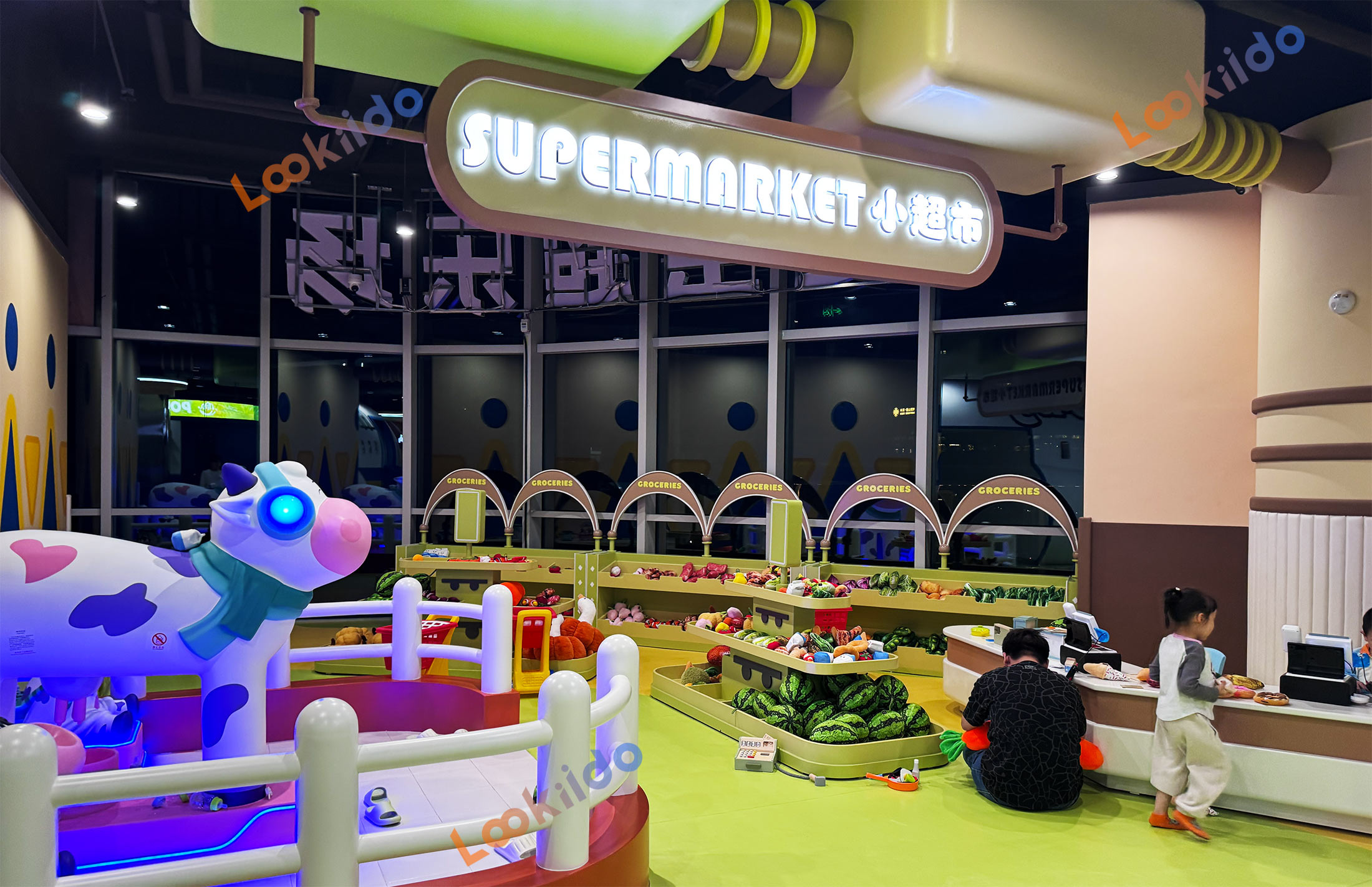 Commercial Giant Extra Long Fiberglass Slide Park Franchise Manufacturer