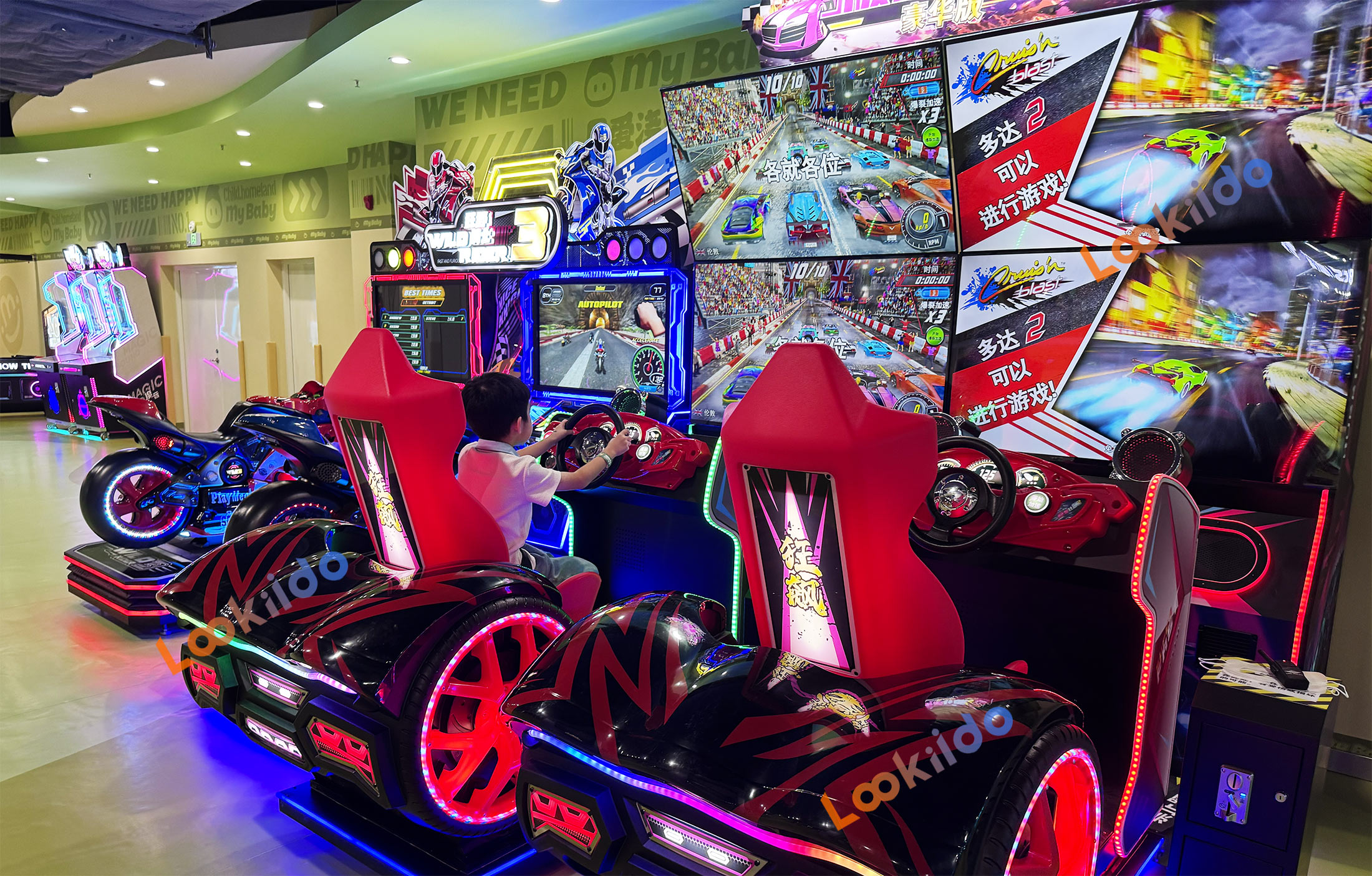 Commercial Giant Extra Long Fiberglass Slide Park Franchise Manufacturer