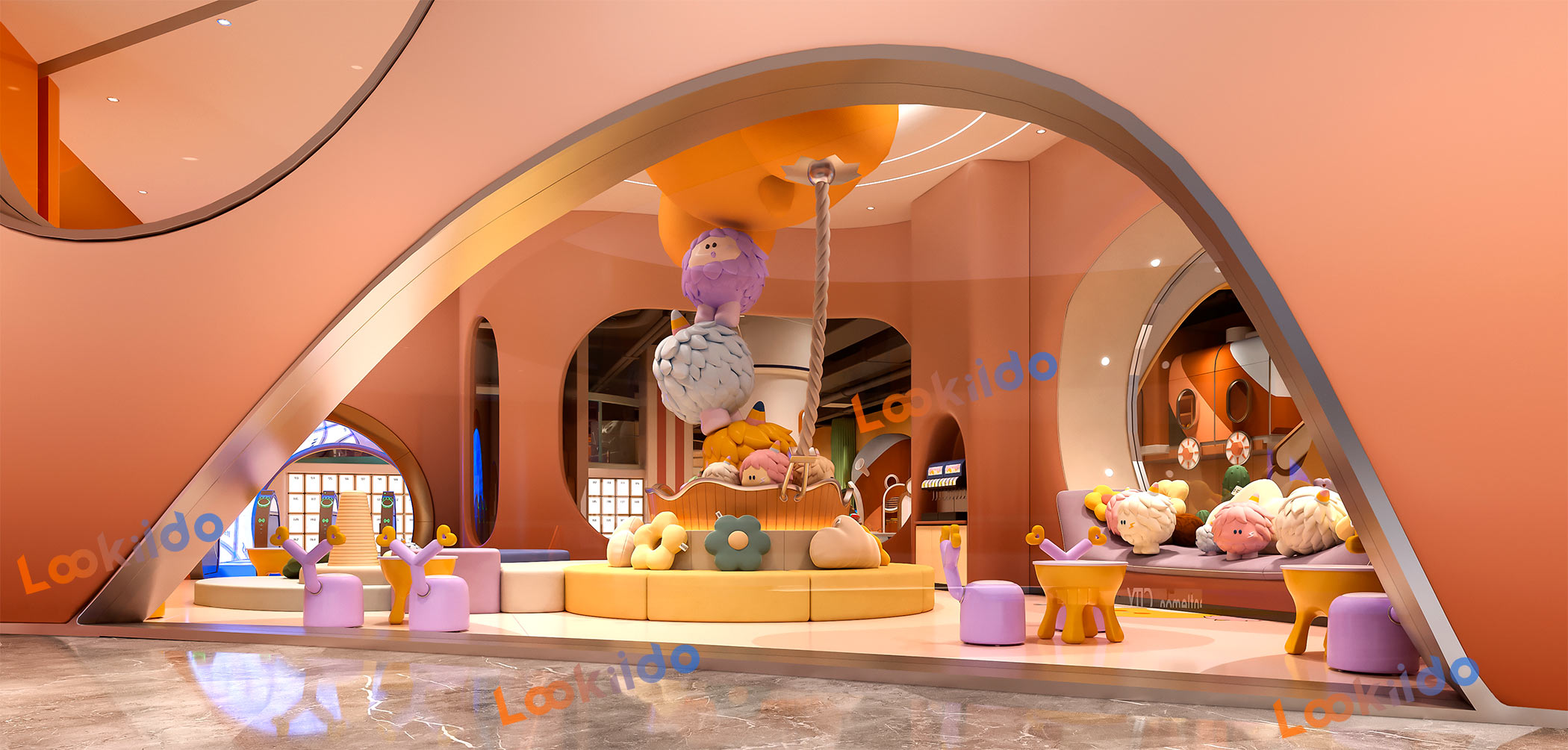 Custom Luxury Family Entertainment Centers Equipment Design Manufacturer for Shopping Malls