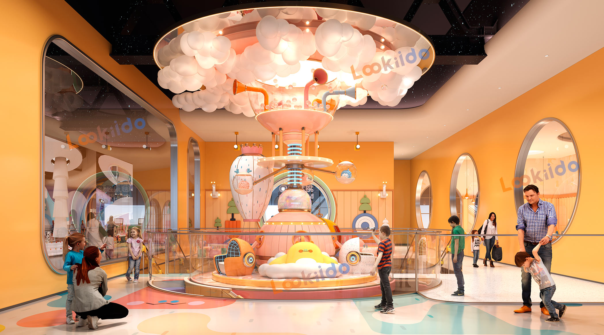 Custom Luxury Family Entertainment Centers Equipment Design Manufacturer for Shopping Malls