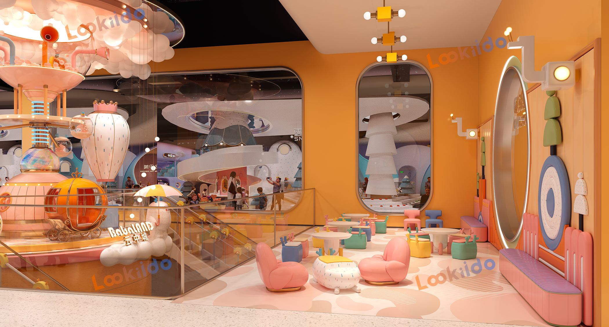 Custom Luxury Family Entertainment Centers Equipment Design Manufacturer for Shopping Malls