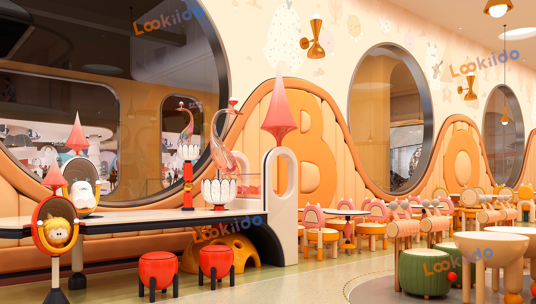 Custom Luxury Family Entertainment Centers Equipment Design Manufacturer for Shopping Malls