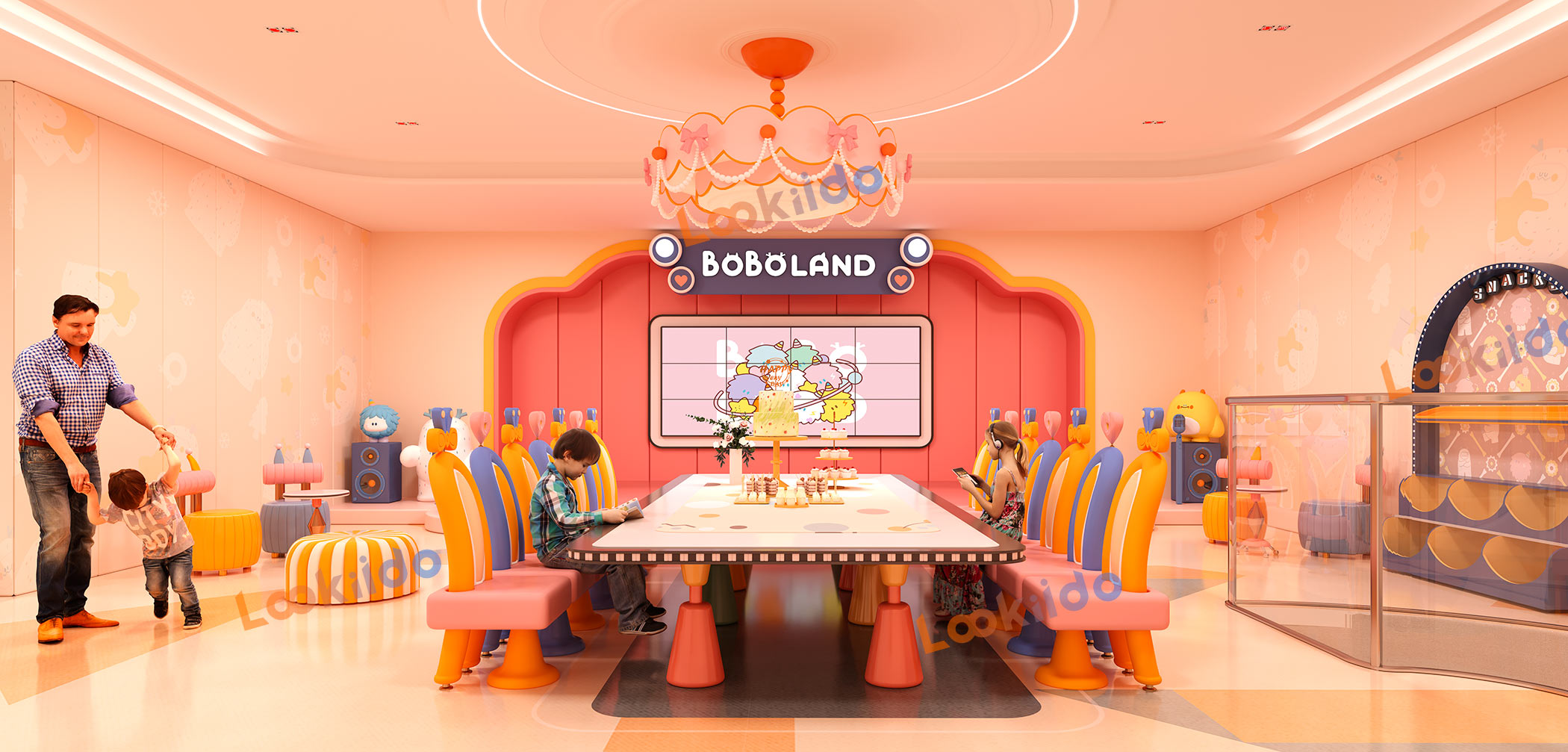 Custom Luxury Family Entertainment Centers Equipment Design Manufacturer for Shopping Malls