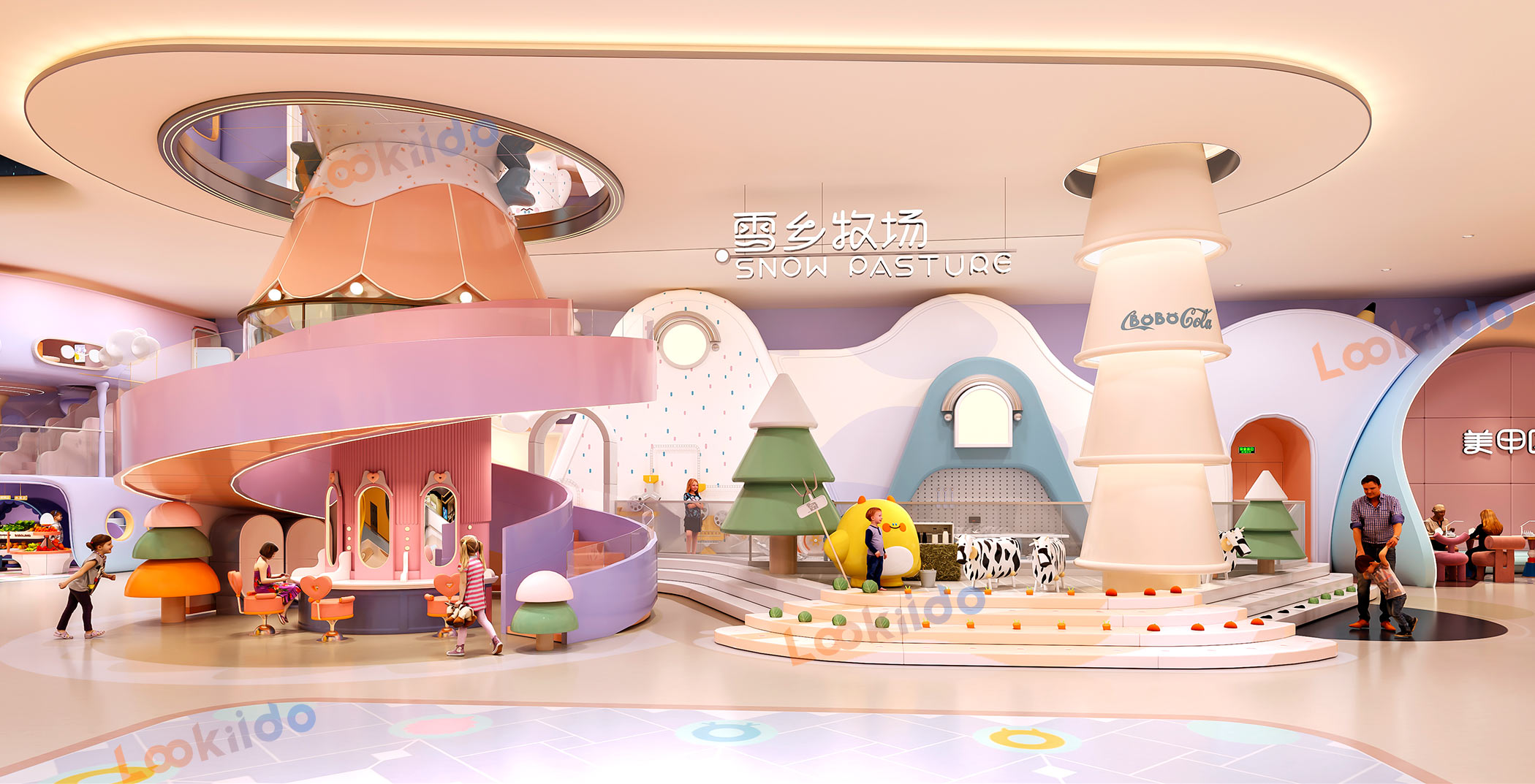 Custom Luxury Family Entertainment Centers Equipment Design Manufacturer for Shopping Malls