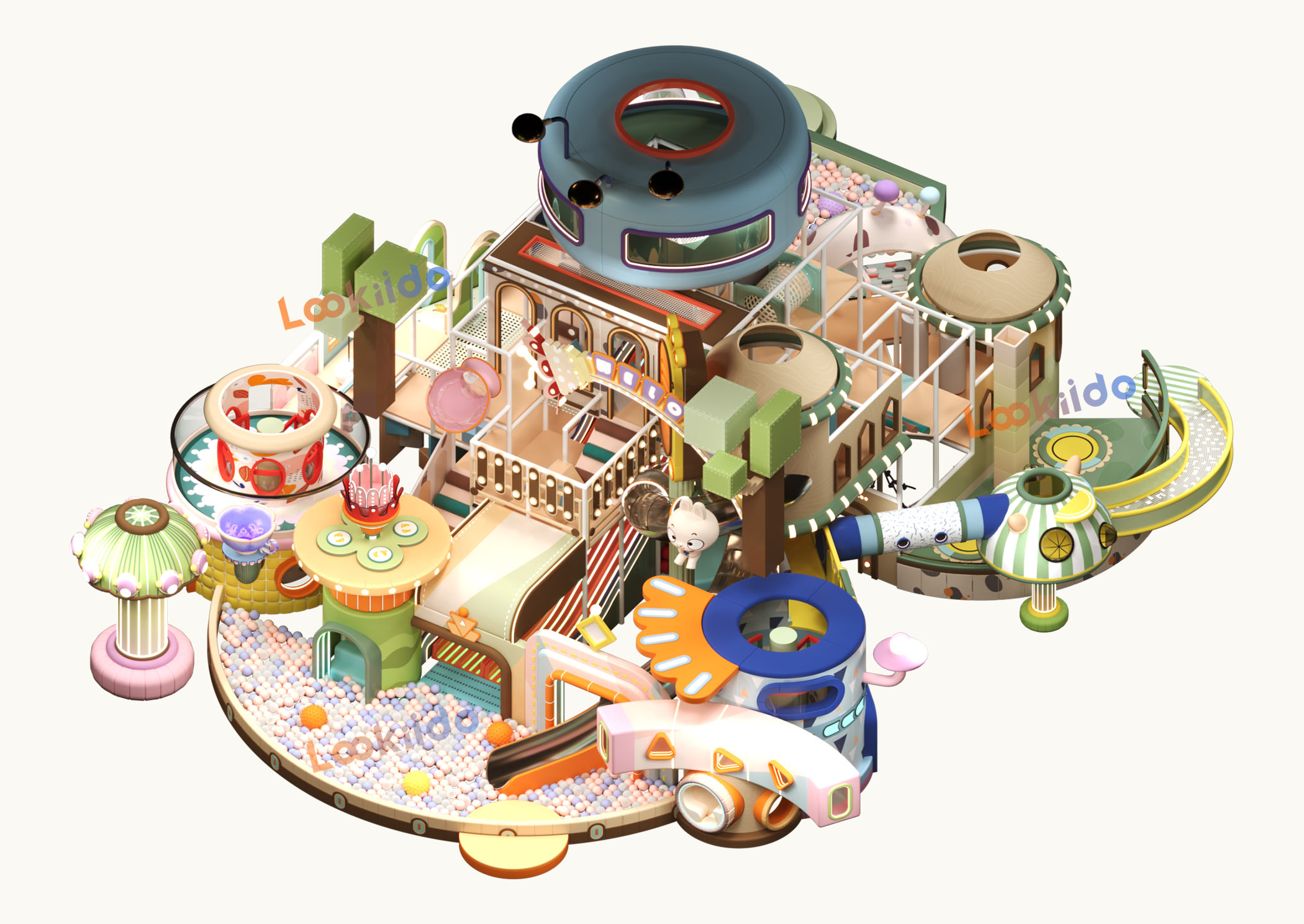 Edu Soft Play: Commercial-Grade Toddler Play System for Shopping Malls