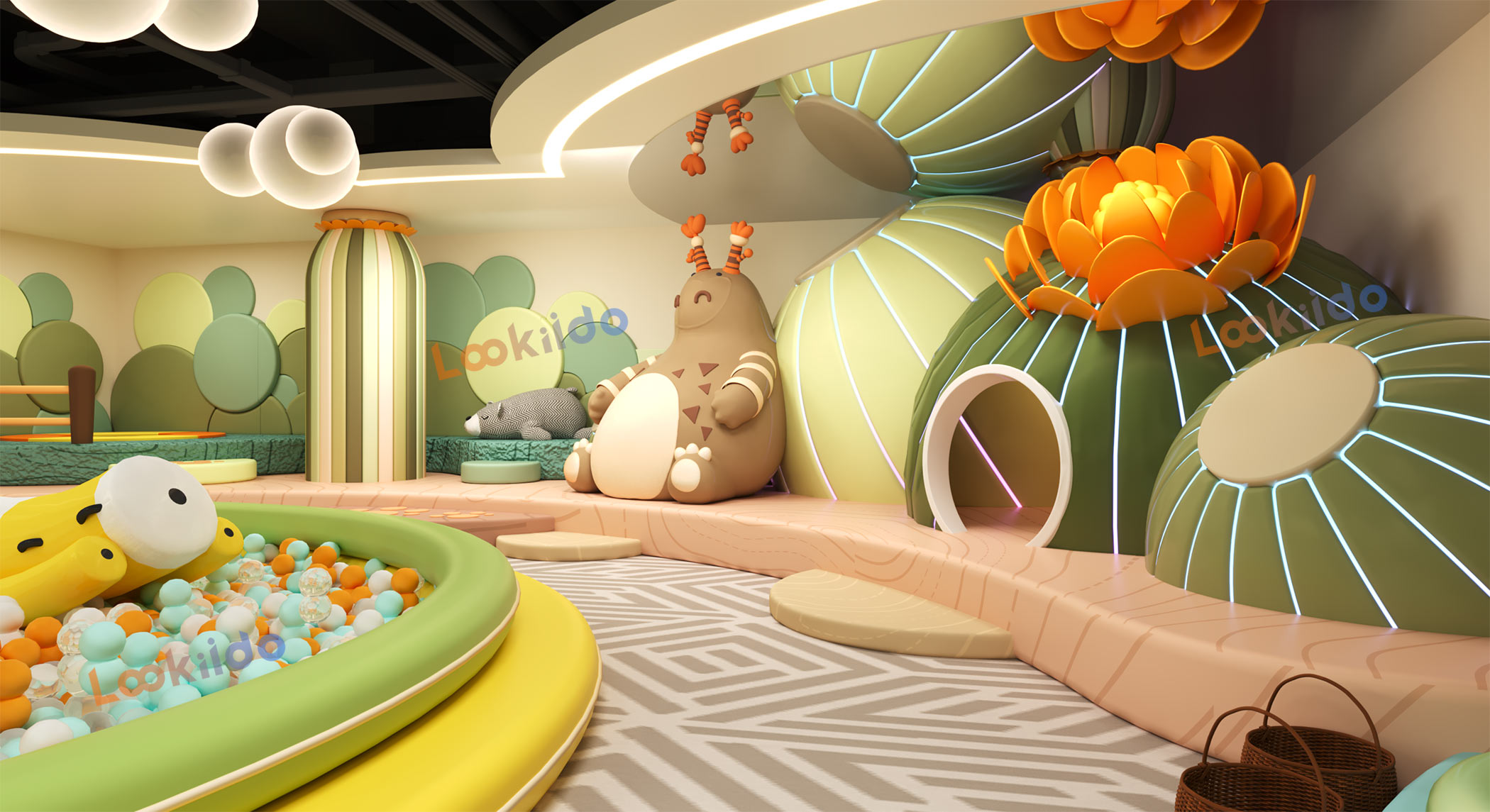 Edu Soft Play: Commercial-Grade Toddler Play System for Shopping Malls