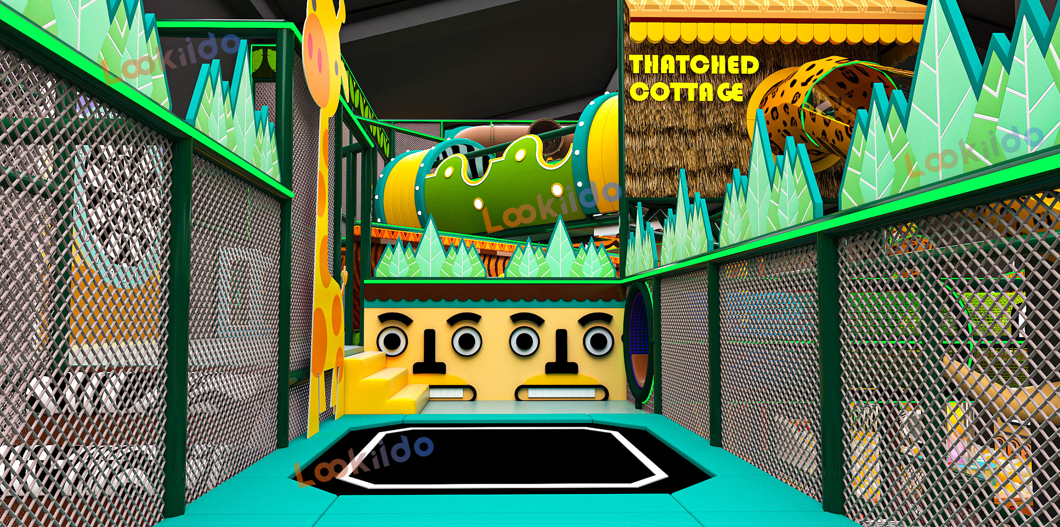 Jungle Expedition: Tailored Indoor Soft Playground Equipment Manufacturer with African Animal Theme