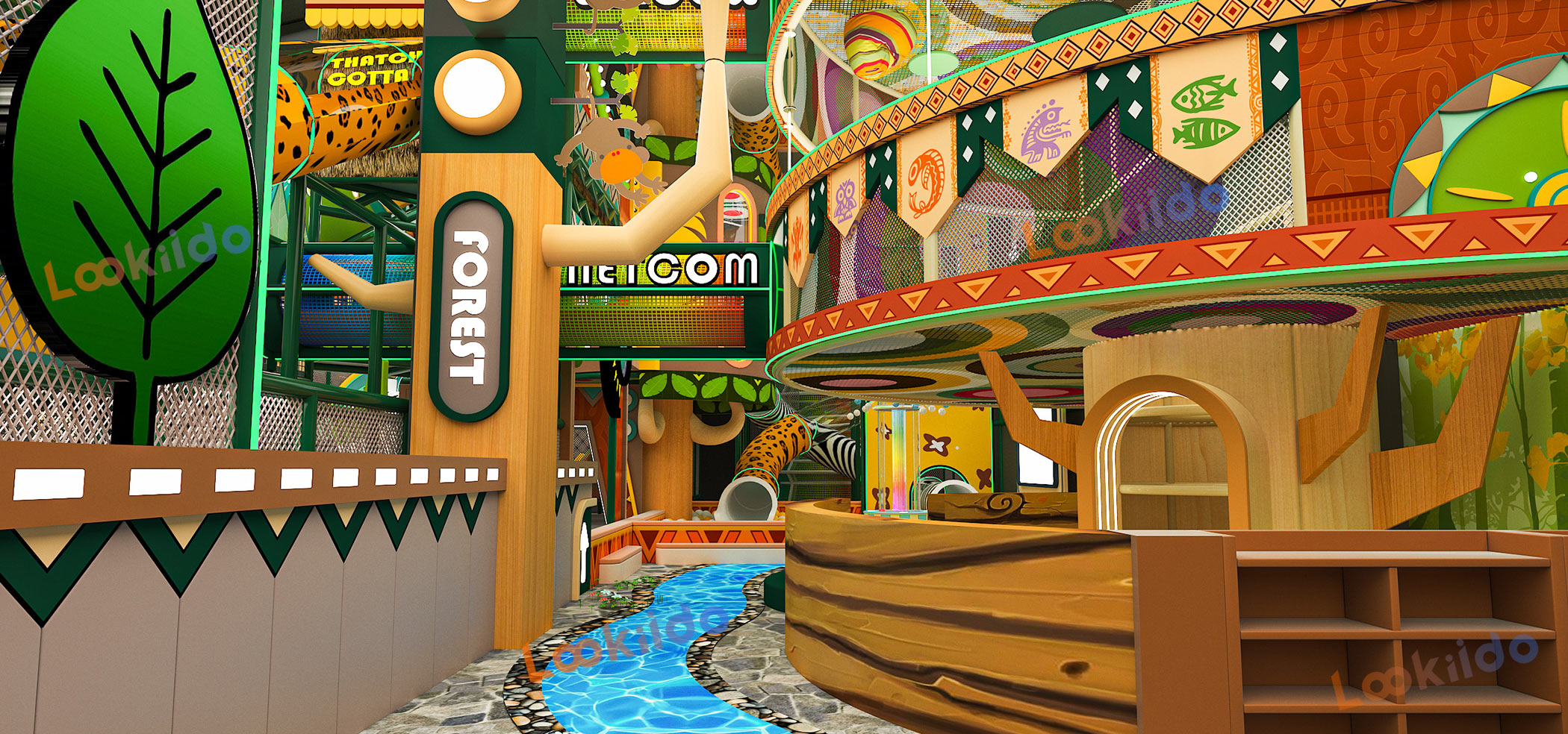 Jungle Expedition: Tailored Indoor Soft Playground Equipment Manufacturer with African Animal Theme Jungle Expedition: Tailored Indoor Soft Playground Equipment Manufacturer with African Animal Theme