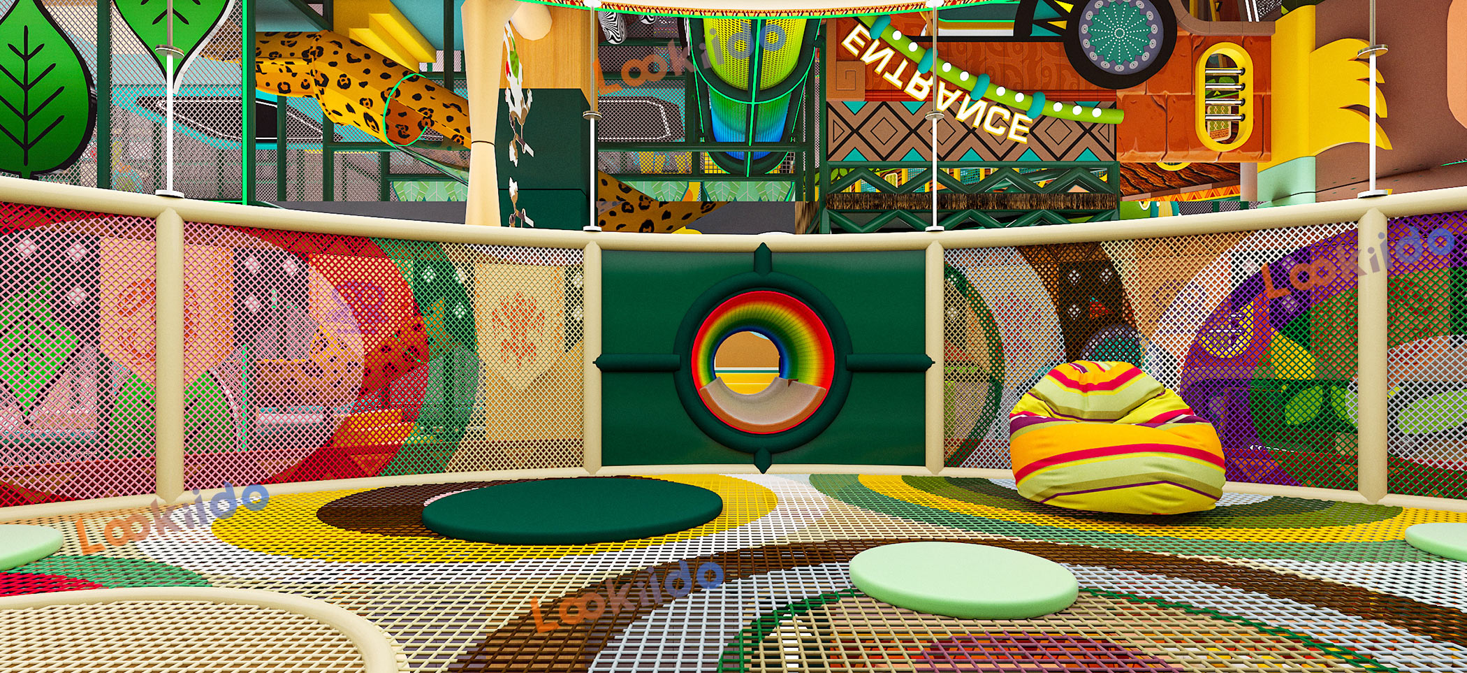 Jungle Expedition: Tailored Indoor Soft Playground Equipment Manufacturer with African Animal Theme Jungle Expedition: Tailored Indoor Soft Playground Equipment Manufacturer with African Animal Theme