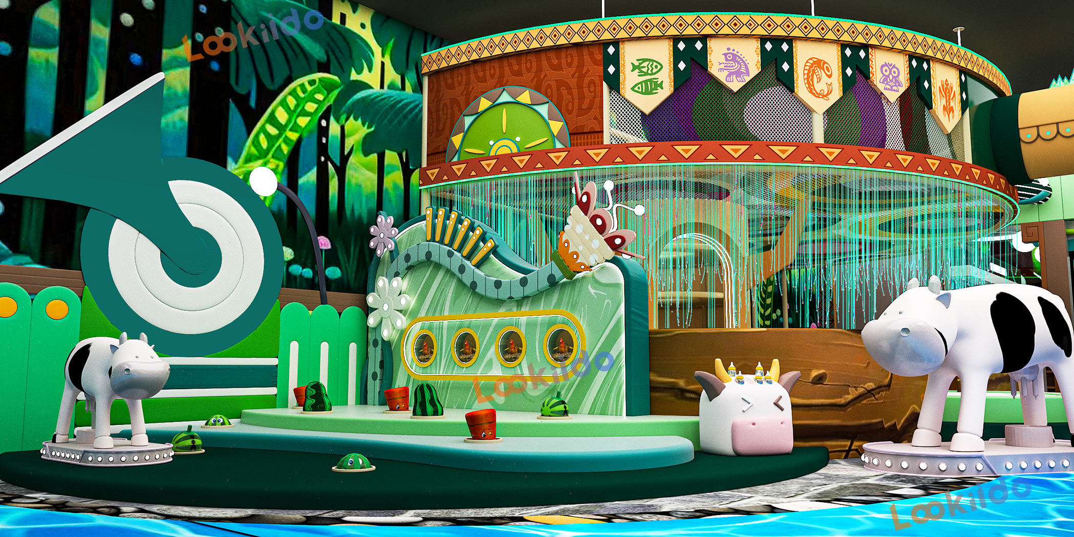 Jungle Expedition: Tailored Indoor Soft Playground Equipment Manufacturer with African Animal Theme Jungle Expedition: Tailored Indoor Soft Playground Equipment Manufacturer with African Animal Theme